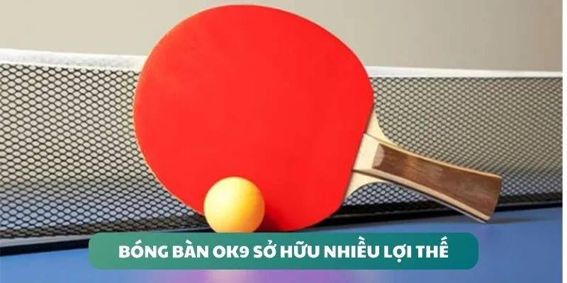 Bóng bàn OK9 với chất lượng dịch vụ đẳng cấp 